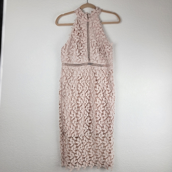 Bardot Gemma Dress Light Pink 10/ Large - Picture 3 of 12